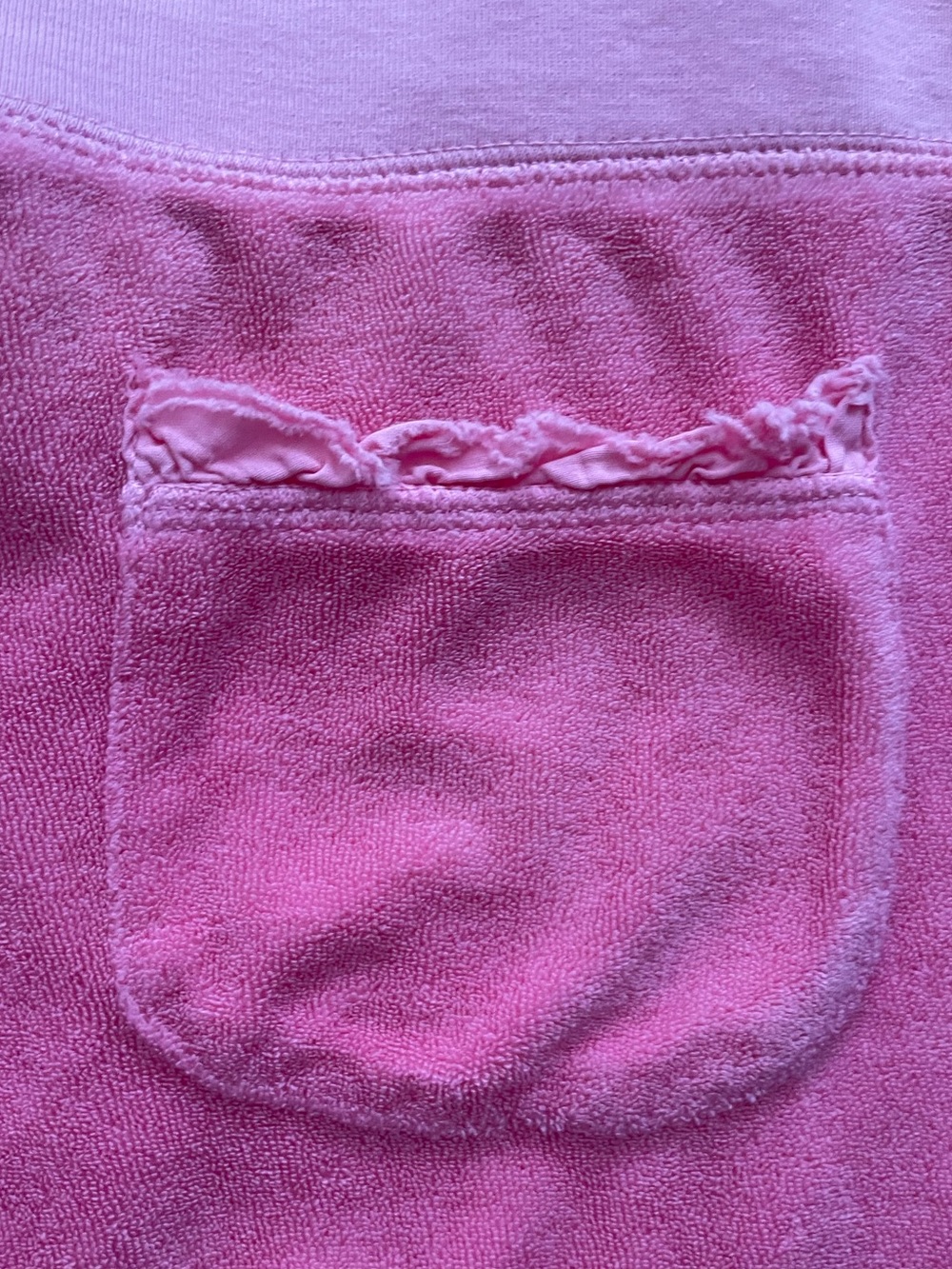 Vintage Juicy Couture Hot Pink French Terry Track Pants Womens Size Large - Picture 4 of 4